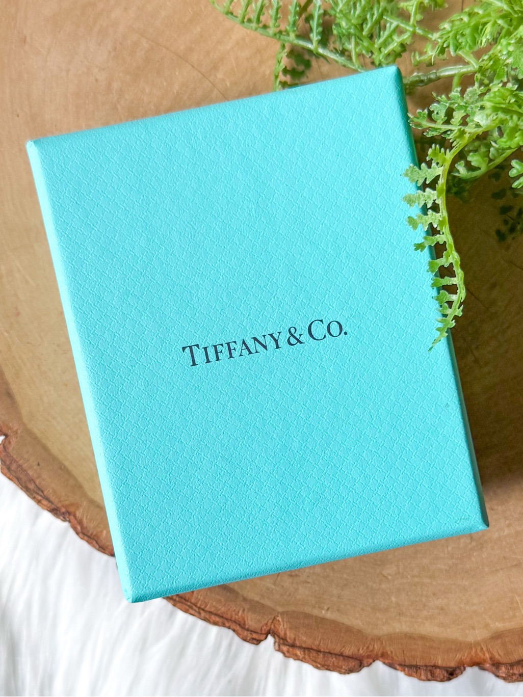 Tiffany  Co Gift Box Storage Empty Jewelry Necklace Presentation Robin Egg Blue